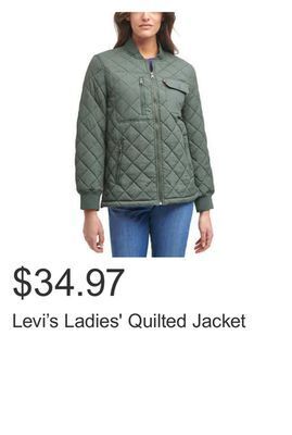 Costco Levi's ladies' quilted jacket offer