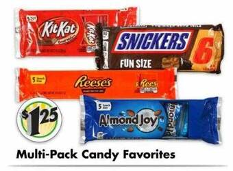 Dollar Tree Multi-pack candy favorites offer