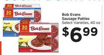 Food 4 Less Bob evans sausage patties offer