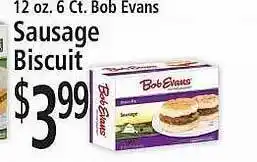 FoodFair Bob evans sausage biscuit offer
