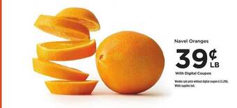 Foods Co Navel oranges offer