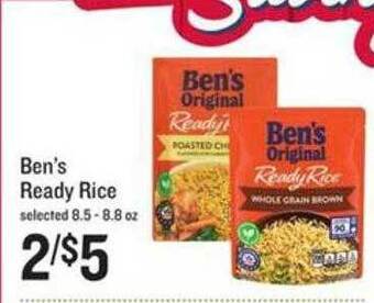 Lowes Foods Ben's ready rice offer