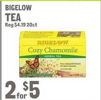 New Seasons Market Bigelow tea offer
