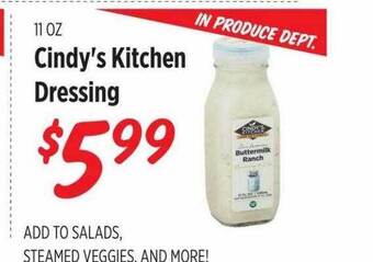 Rouses Cindy's kitchen dressing offer