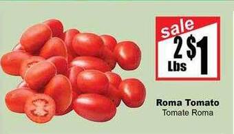 Rancho Markets Roma tomato offer