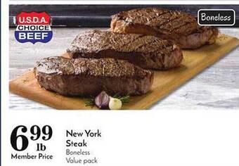 Pavilions New york steak offer