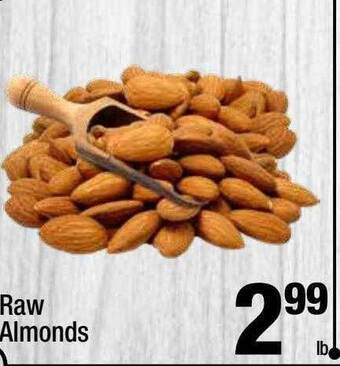 Super King Markets Raw almonds offer
