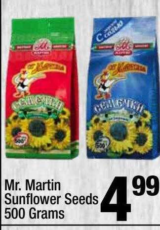Super King Markets Mr. martin sunflower seeds offer