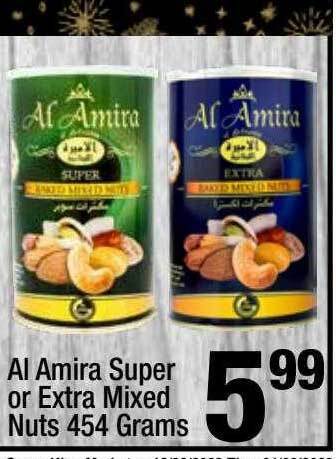 Super King Markets Al amira super or extra mixed nuts offer