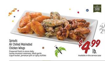 Sprouts Farmers Market Sprouts air chilled marinated chicken wings offer