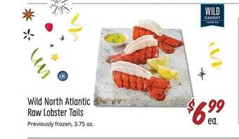 Sprouts Farmers Market Wild north atlantic raw lobster tails offer