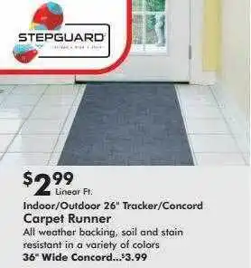 Stepguard carpet runner