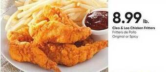 Stater Bros Cleo & leo chicken fritters offer