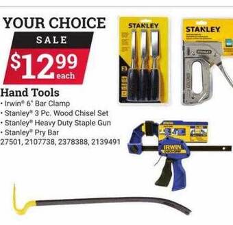 Ace Hardware Stanley hand tools offer