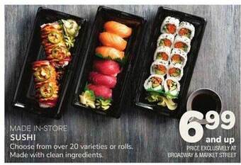 Albertsons Sushi offer