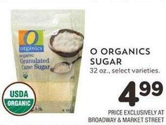 Albertsons O organics sugar offer