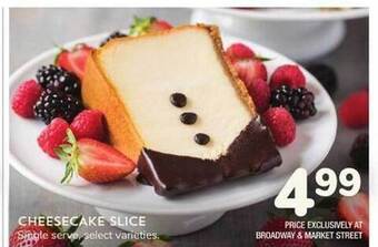 Albertsons Cheesecake slice offer