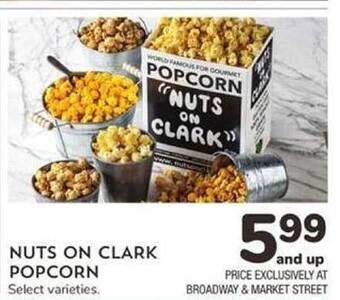 Albertsons Nuts on clark popcorn offer