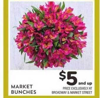 Albertsons Market bunches offer
