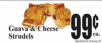Baja Ranch Guava & cheese strudels offer