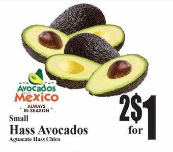 Baja Ranch Small hass avocados offer