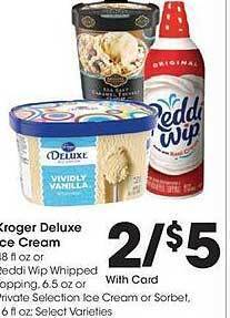 City Market Kroger deluxe ice cream offer