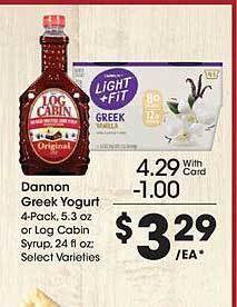 City Market Dannon greek yogurt offer