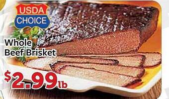 Fareway Whole beef brisket offer