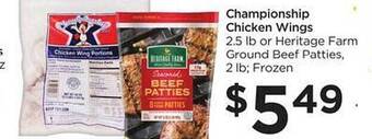 Food 4 Less Championship chicken wings offer