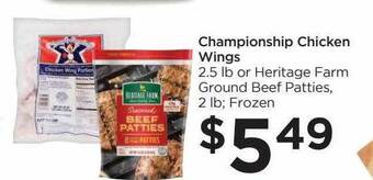 Food 4 Less Championship chicken wings offer