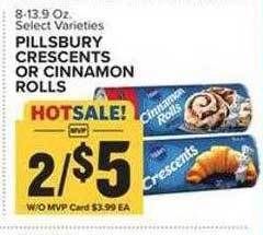 Food Lion Pillsbury crescents or cinnamon rolls offer