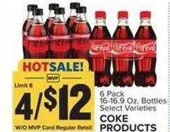 Food Lion Coke products offer