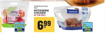 Food Lion Traditional size hot rotisserie chicken offer