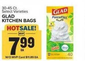 Food Lion Glad kitchen bags offer