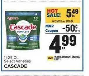 Food Lion Select varieties cascade offer