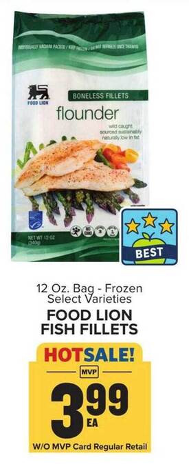 Food Lion Food lion fish fillets offer
