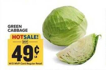 Food Lion Green cabbage offer