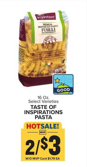Food Lion Taste of inspirations pasta offer