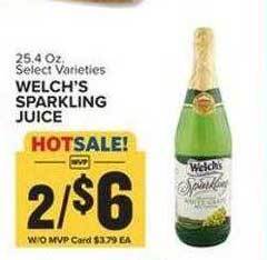 Food Lion Welch's sparkling juice offer