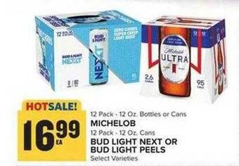 Food Lion Michelob, bud light next or peels offer
