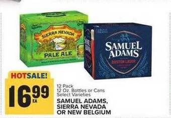 Food Lion Samuel adams, sierra nevada or new belgium offer