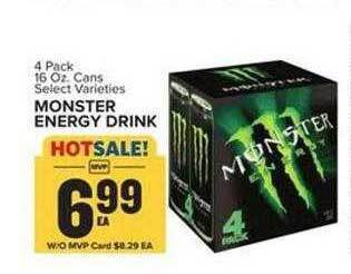 Food Lion Monster energy drink offer