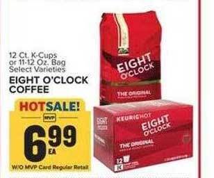Food Lion Eight o'clock coffee offer