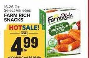 Food Lion Farm rich snacks offer
