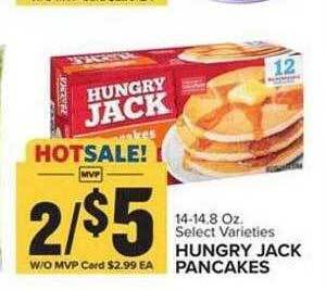 Food Lion Hungry jack pancakes offer
