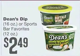 Forest Hills Food Dean's dip or sports bar favorites offer
