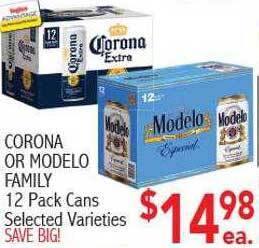 Ingles Markets Corona or modelo family offer