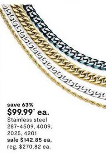 JC Penney Stainless steel offer