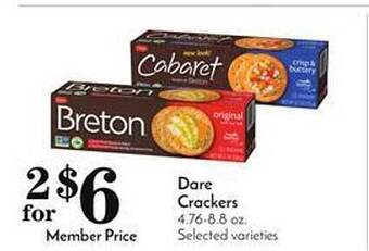 Pavilions Dare crackers offer