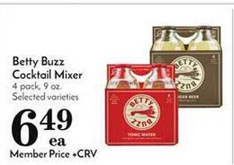 Pavilions Betty buzz cocktail mixer offer